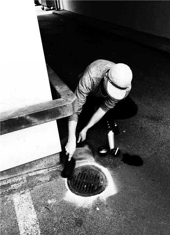 Gen Atem Project - Form is Emptiness - Art in public space / painting, 2017