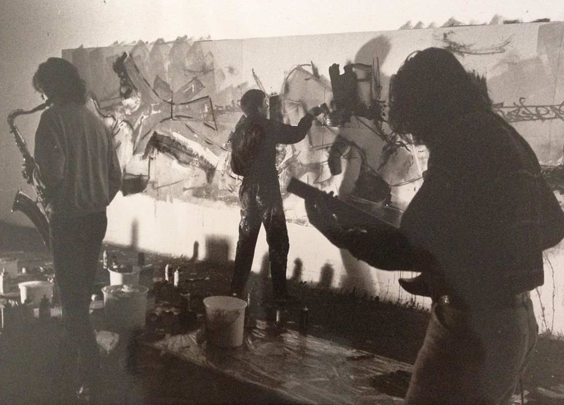 Gen Atem Project - Echoes of Wild Style - Painting performance, 1989