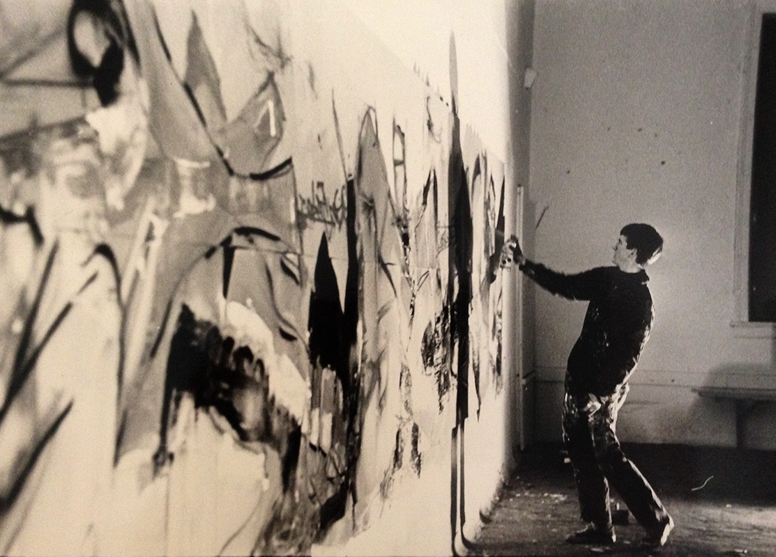 Gen Atem Project - Echoes of Wild Style - Painting performance, 1989