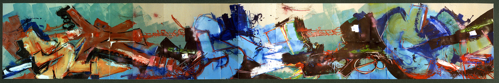 Gen Atem Project - Echoes of Wild Style - Painting performance, 1989