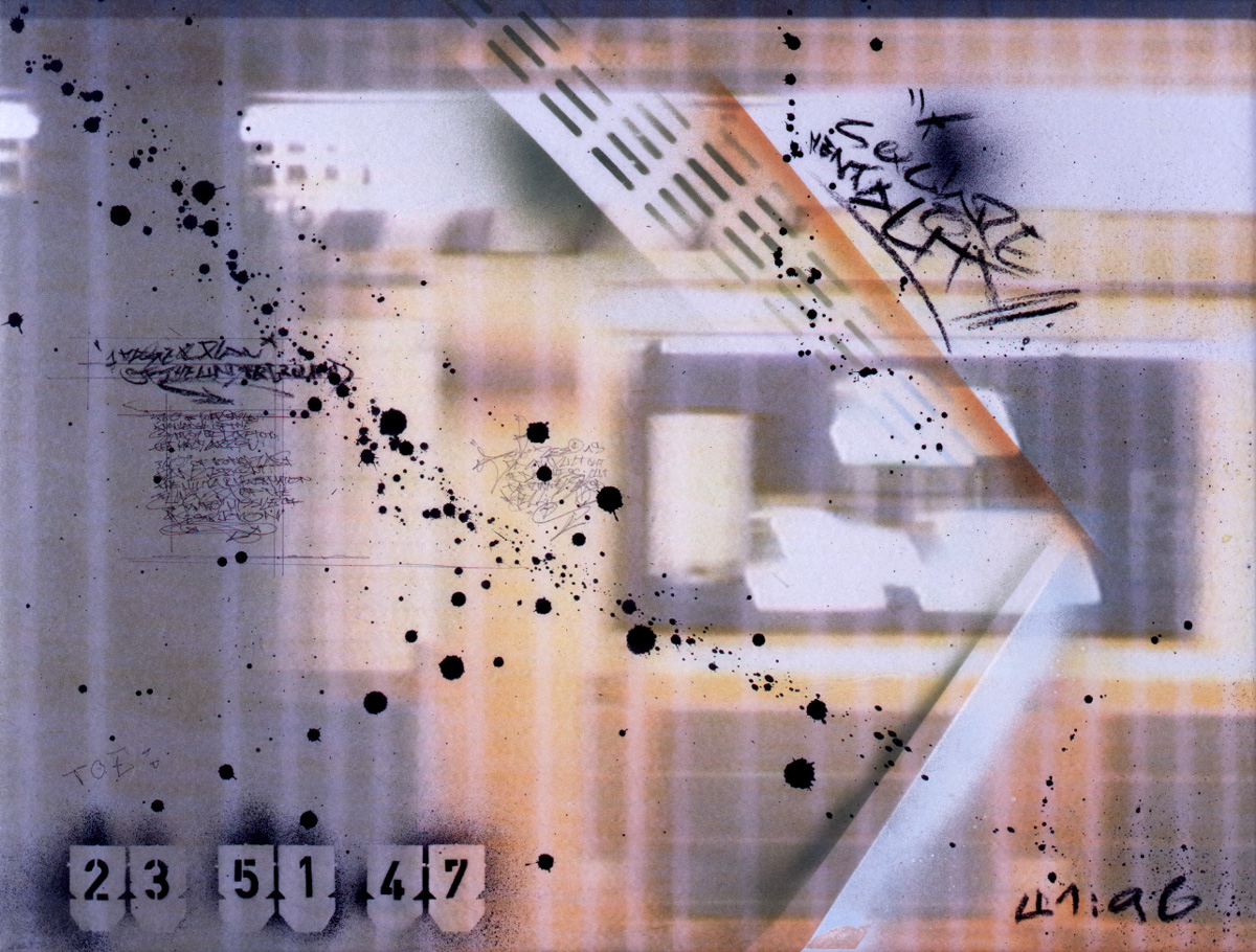 Gen Atem Project - Filed Reflections - Mixed media, 1996