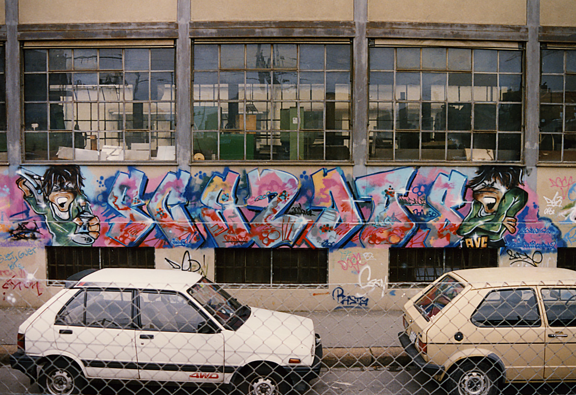 Gen Atem Project - Writing on trains and walls - Paintings, 1986