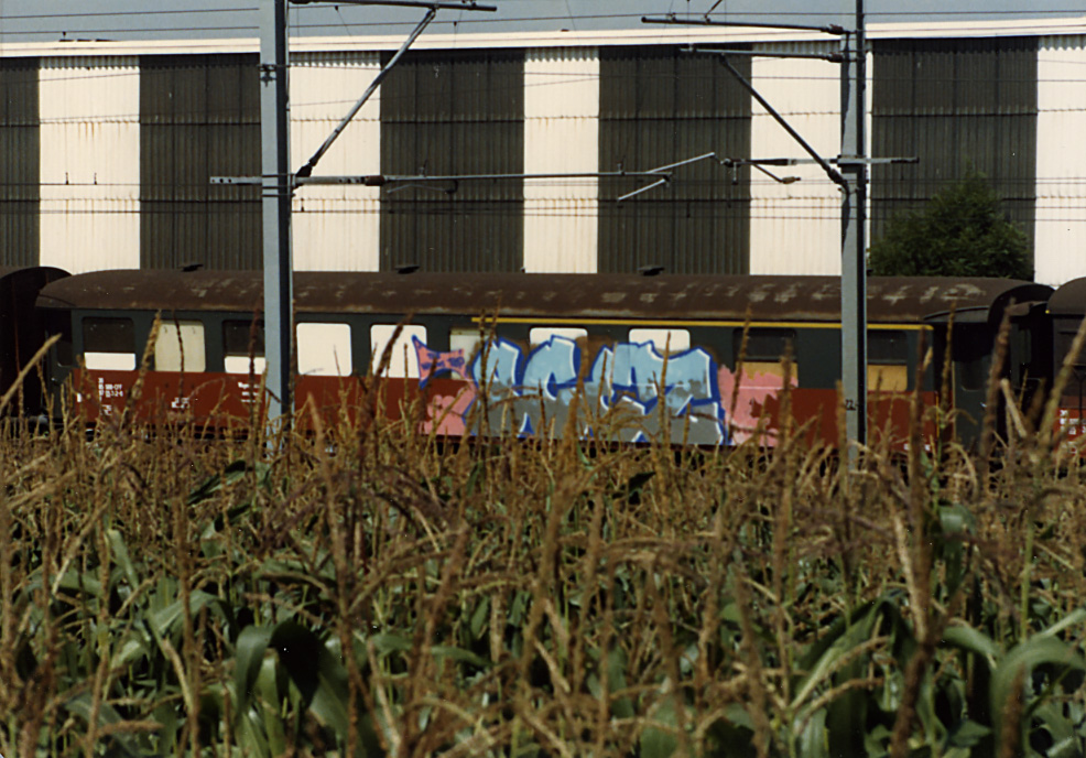 Gen Atem Project - Writing on trains and walls - Paintings, 1986